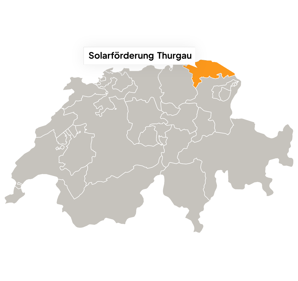 Solarförderung Kanton Thurgau